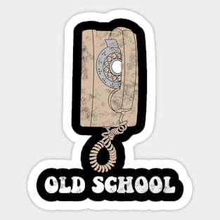 Old School Phone Sticker